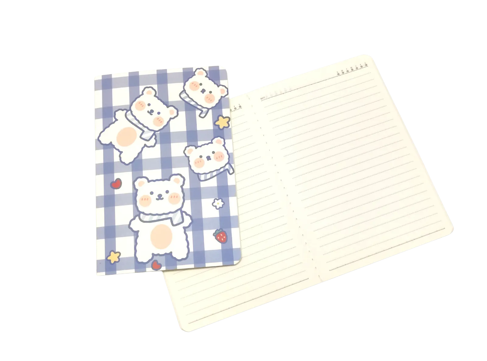 A5 Notebooks Bear Design Cartoon Pattern Paper Cover Mini Notebook
