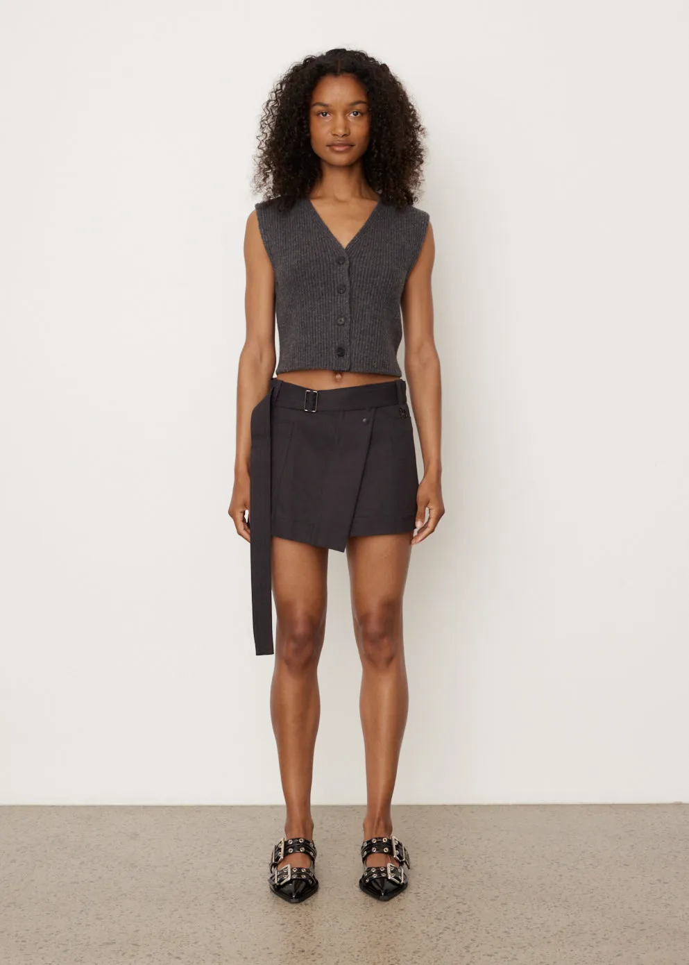 Button Up Knit Vest
