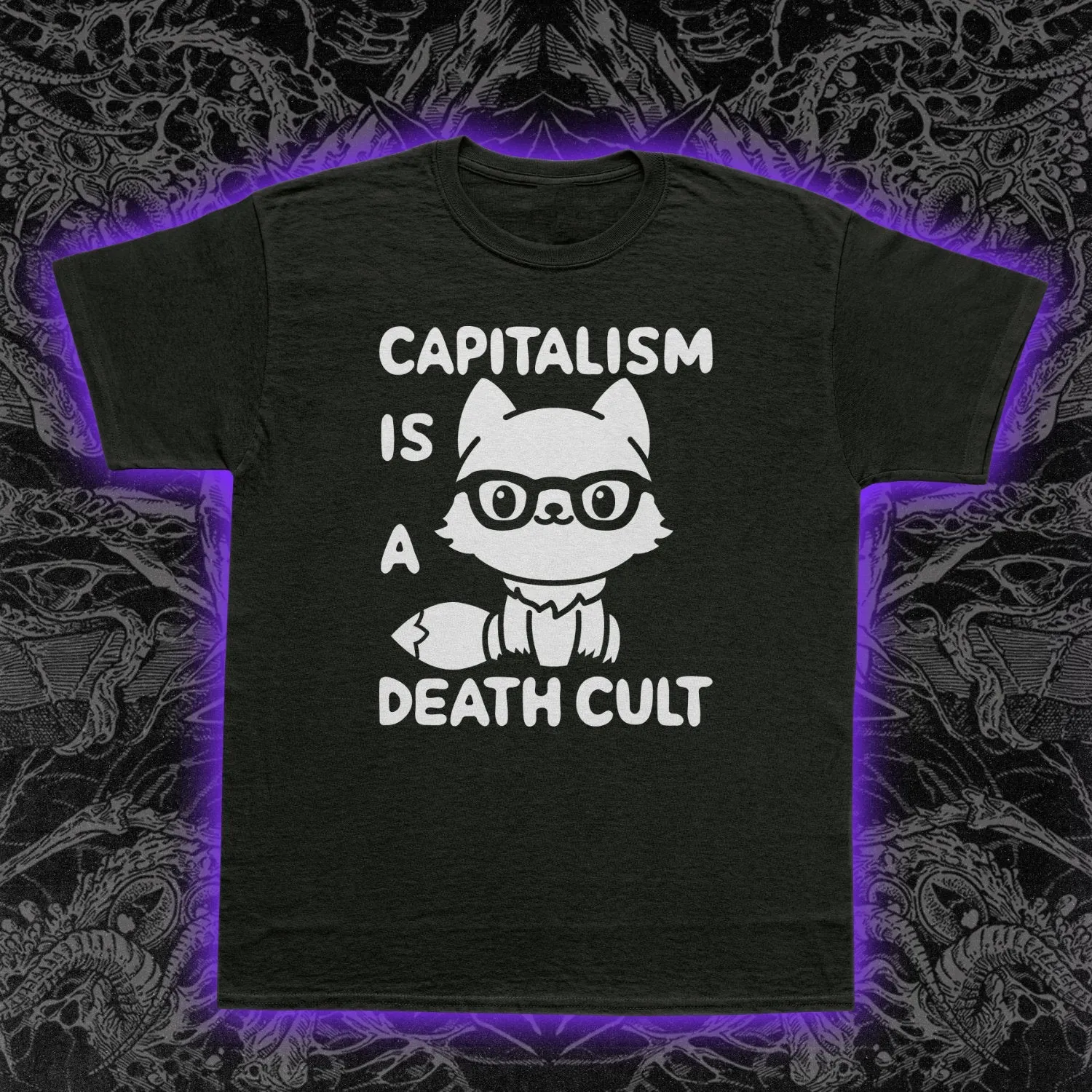 Capitalism Is A Death Cult Slim Fit Tee