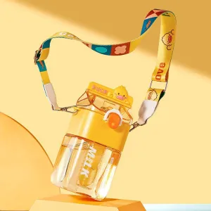 Cartoon Strap Plastic Cup