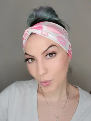 Lip & Hearts Headband