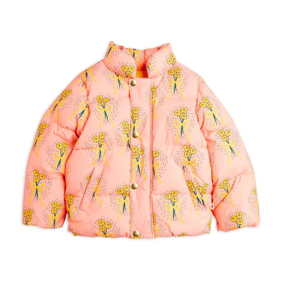 Mini Rodini Winter Flowers aop City Puffer Jacket