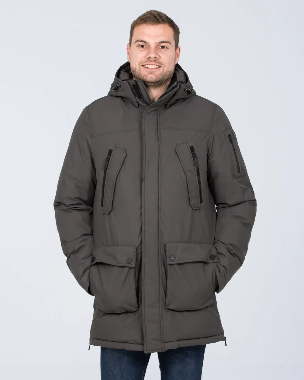 Redpoint Eddy Tall Parka Jacket (grey)