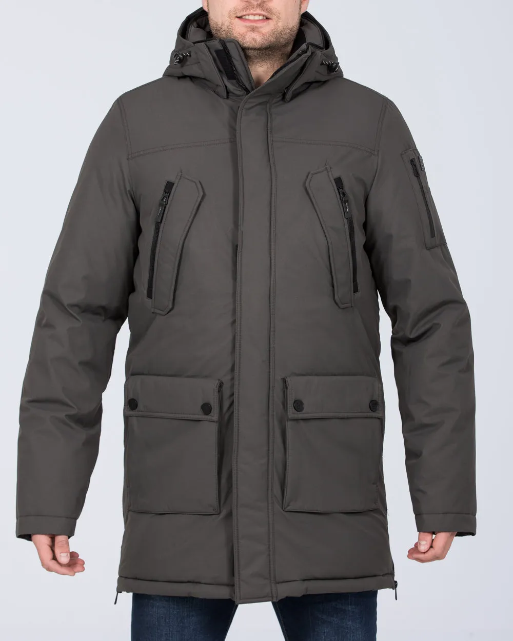 Redpoint Eddy Tall Parka Jacket (grey)