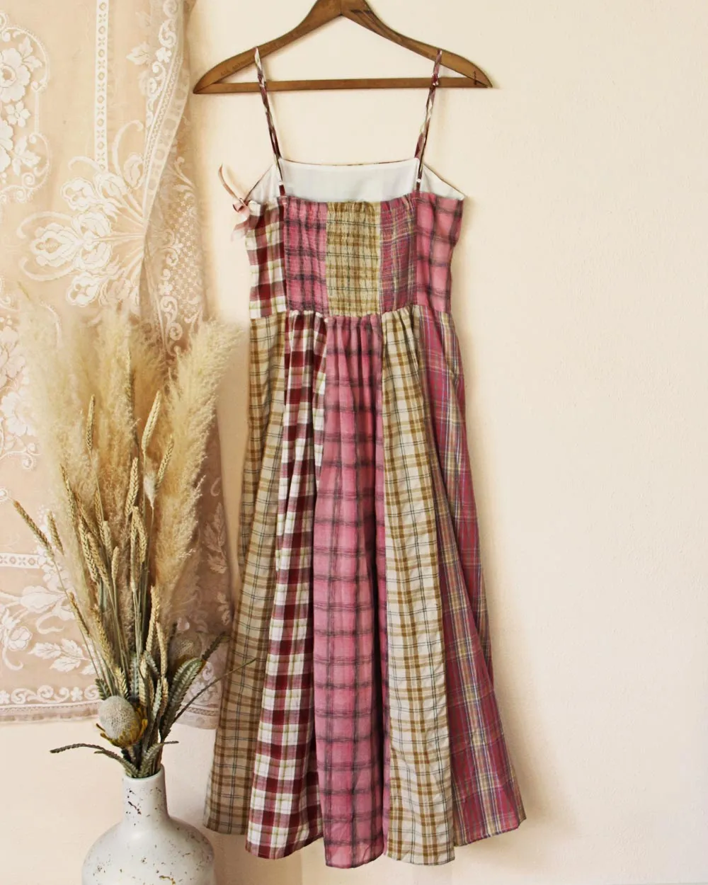 Sweet Plaid Maxi Dress