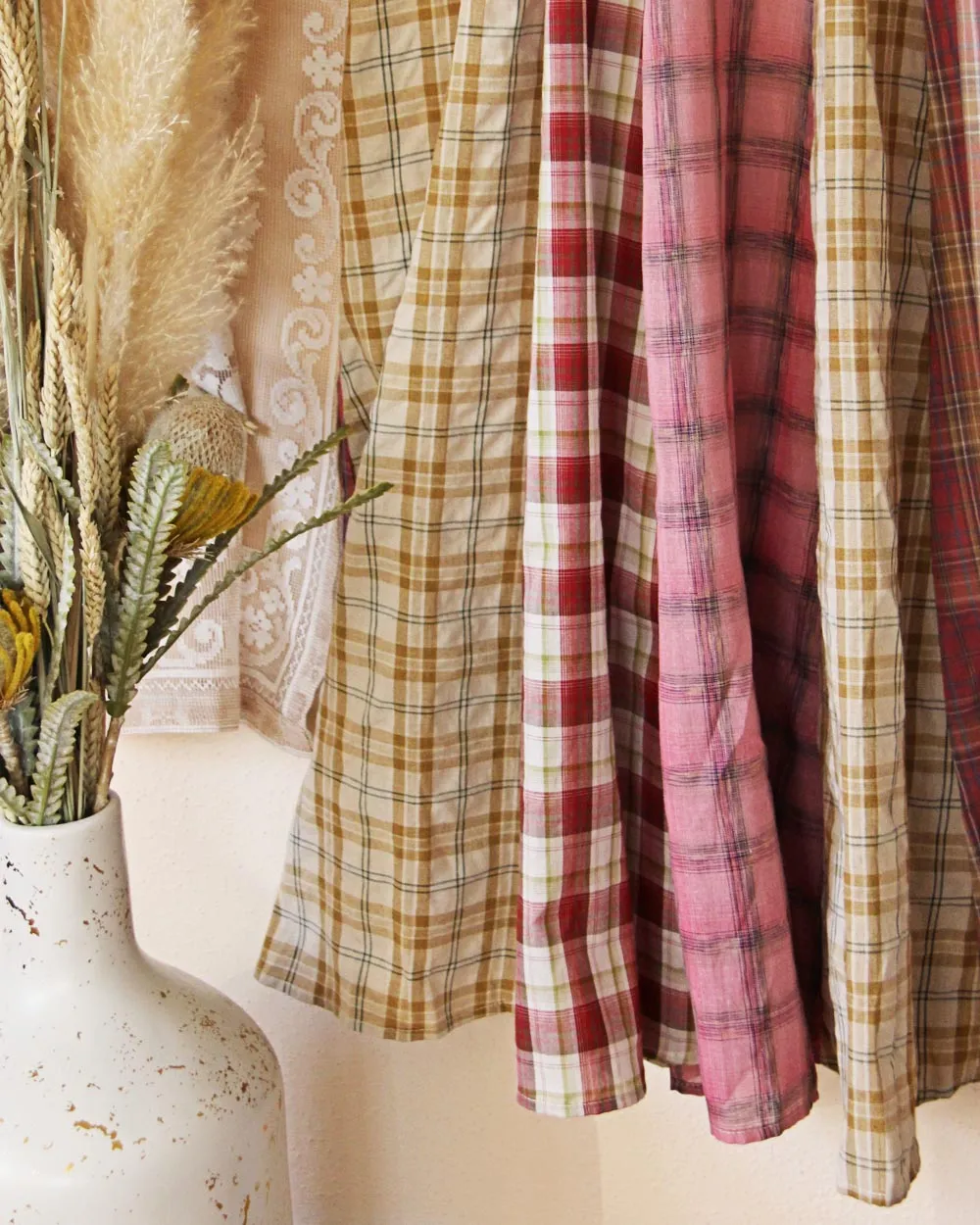 Sweet Plaid Maxi Dress