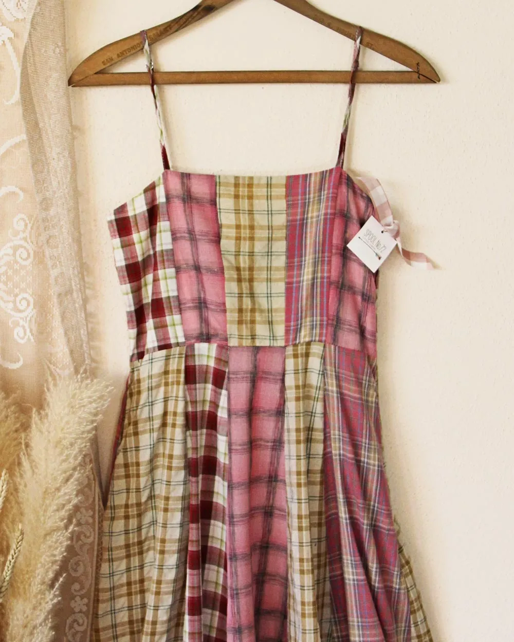 Sweet Plaid Maxi Dress