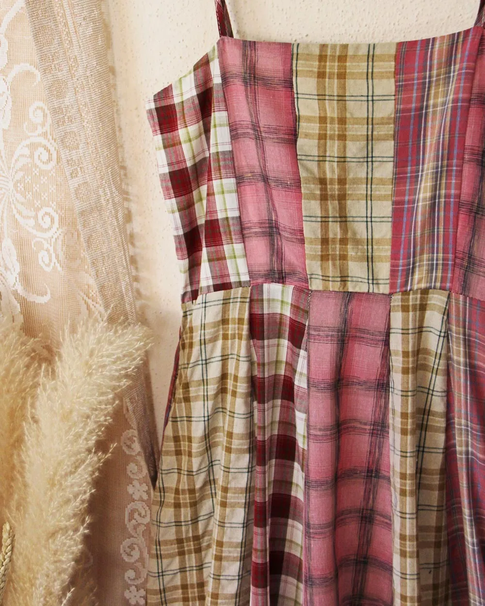 Sweet Plaid Maxi Dress