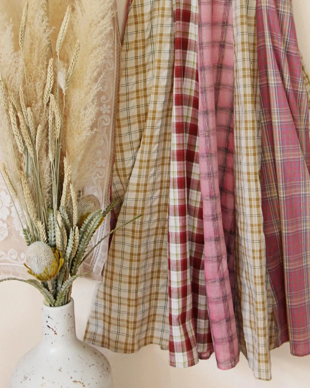 Sweet Plaid Maxi Dress