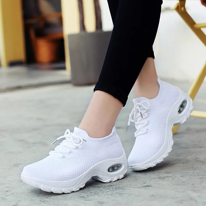 Women's Flying Woven Breathable Comfortable Sneakers
