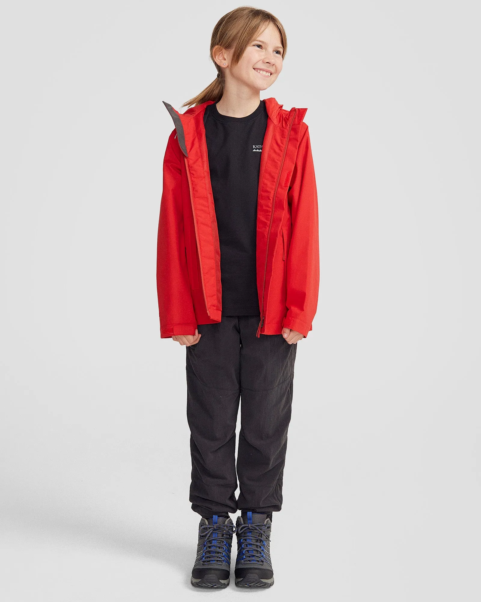 Youth Andulo 2L Rain Jacket - Spicy Chilli Pepper